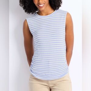 STACCATO Ruched Side knit knit tank olive size medium stitch‎ fix new with tags